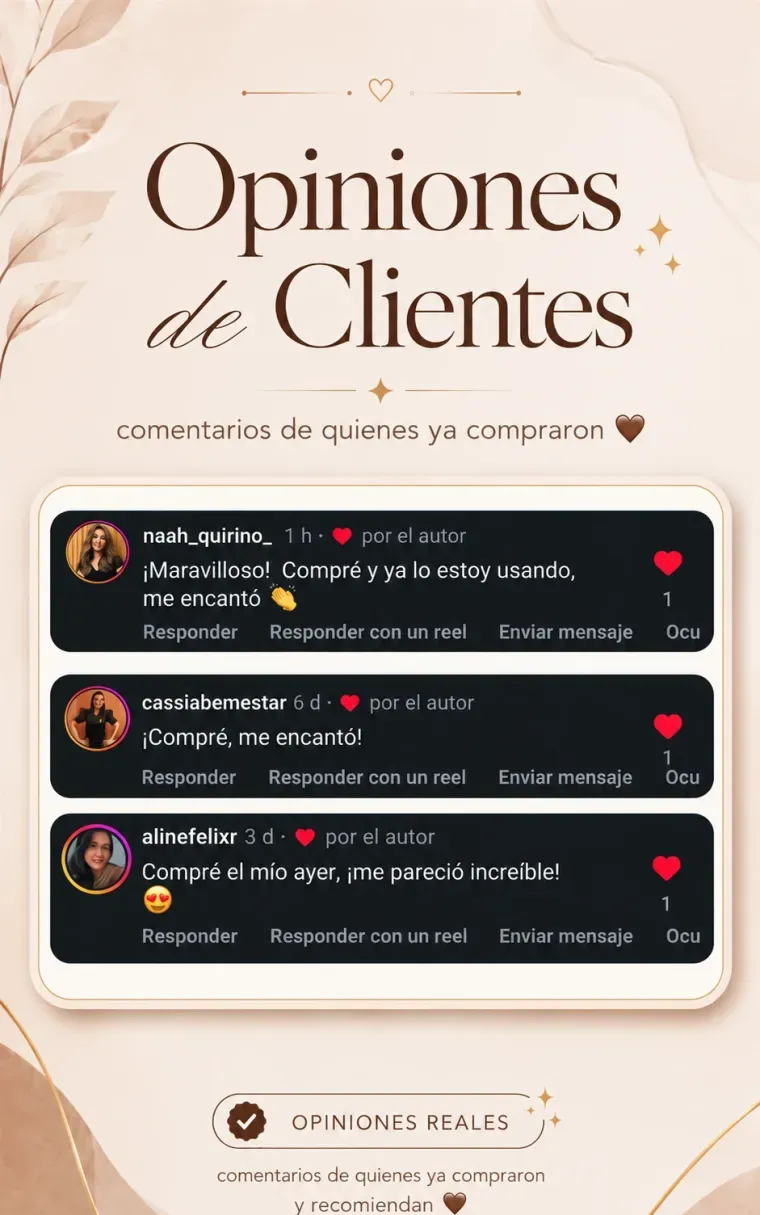 Opiniones reales de clientas, opinión 9 de 9